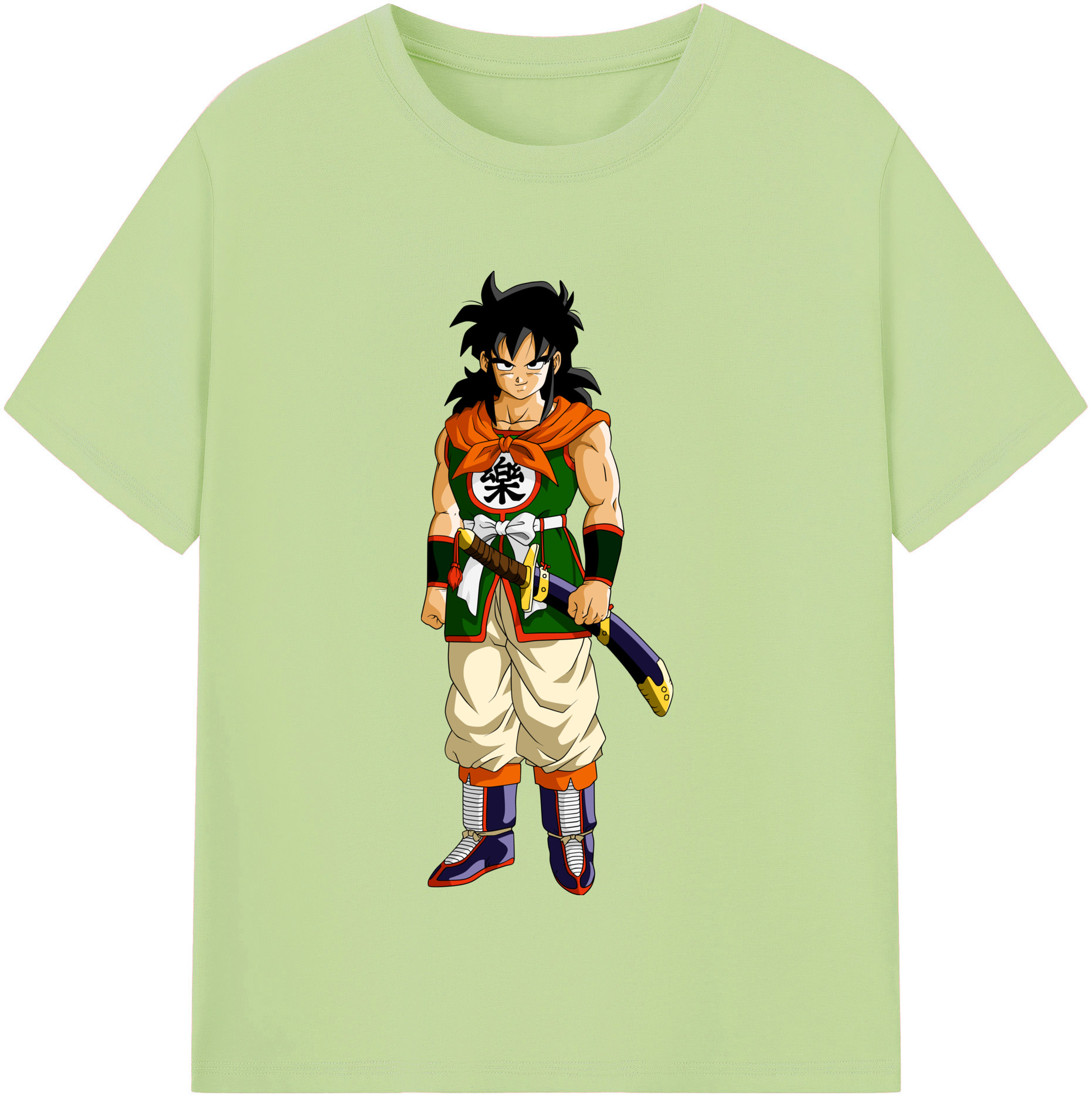 （画像用） ドラゴンボール ヤムチャ DRAGON BALL Yamcha 綿100％半袖Tシャツ（フロントプリント）